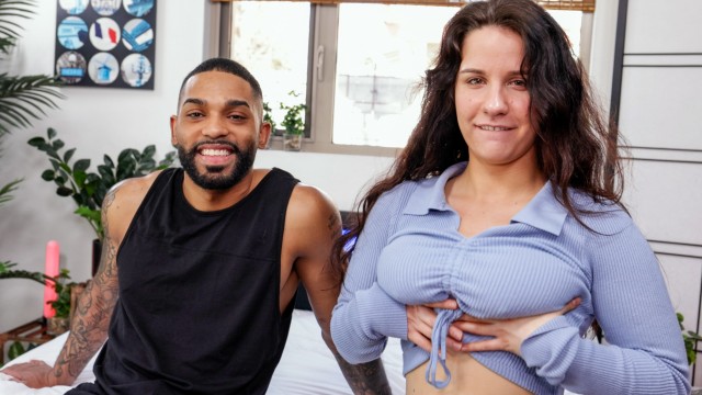 New Guy James Harp Feels Blessed For His Pairing With Curvy Mila Nova